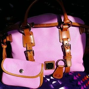 Dooney & Bourke pebbled leather satchel